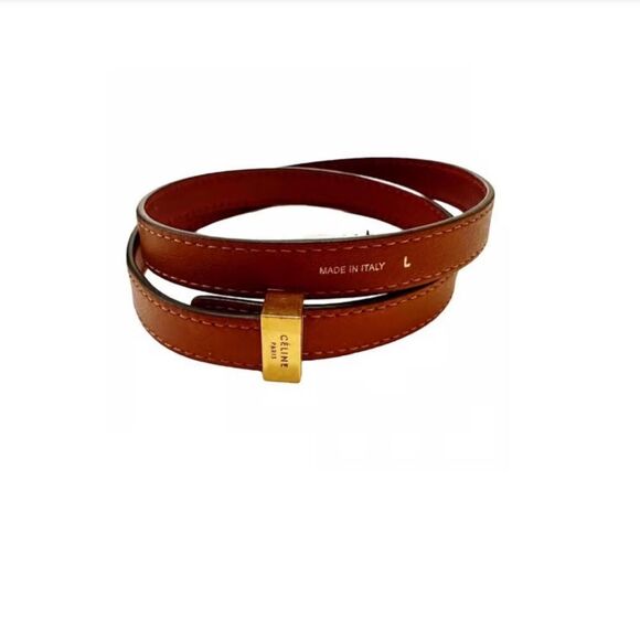 💛 Authentic Celine Red Triple Tour Bracelet - Picture 2 of 4